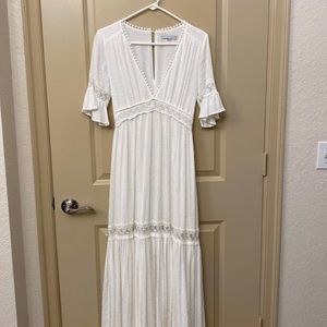 Baltic Born Rayne Deep V Maxi Dress
